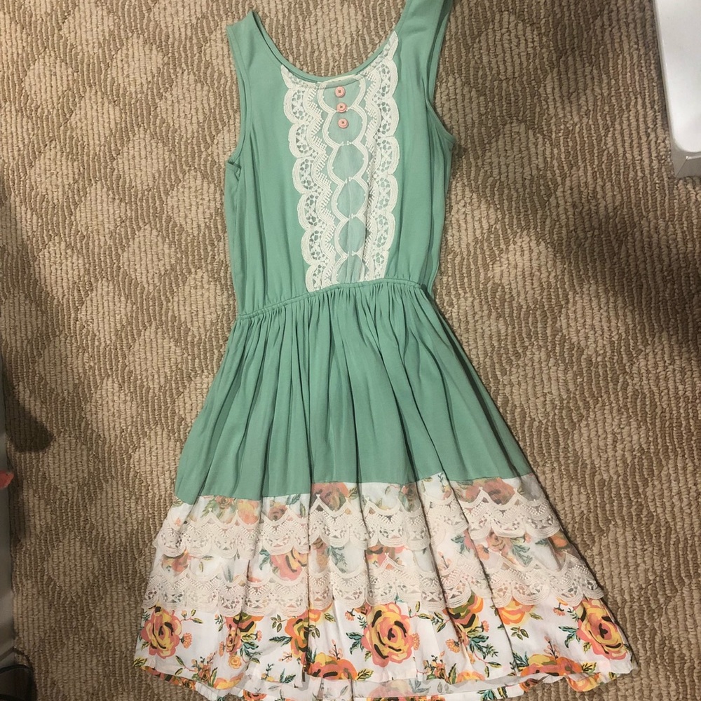 Mint Matilda Jane Dress in Medium